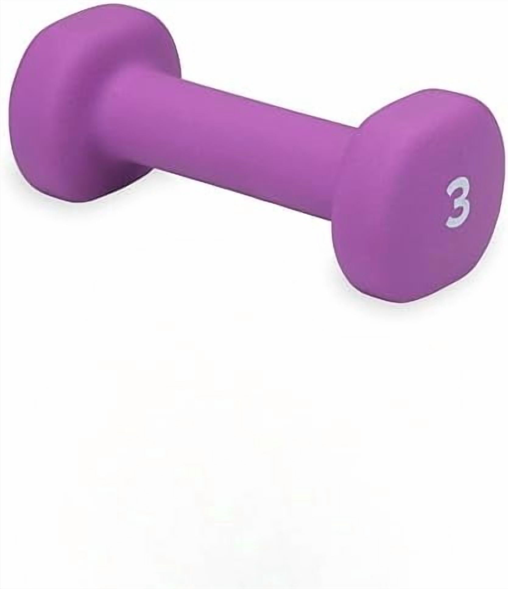 Dumbbell Hand Weight (Sold in Singles) - Neoprene Coated Exercise & Fitness Dumbbell for Home Gym Workouts and Strength Training - Free Weights for Women and Men