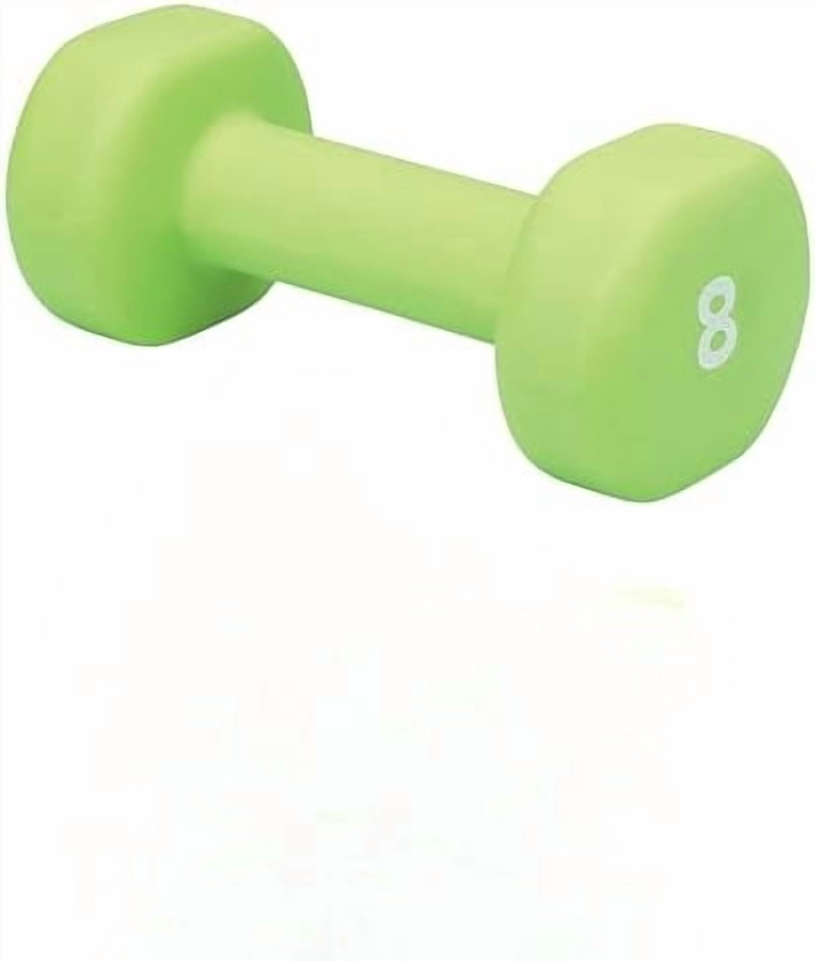 Dumbbell Hand Weight (Sold in Singles) - Neoprene Coated Exercise & Fitness Dumbbell for Home Gym Workouts and Strength Training - Free Weights for Women and Men