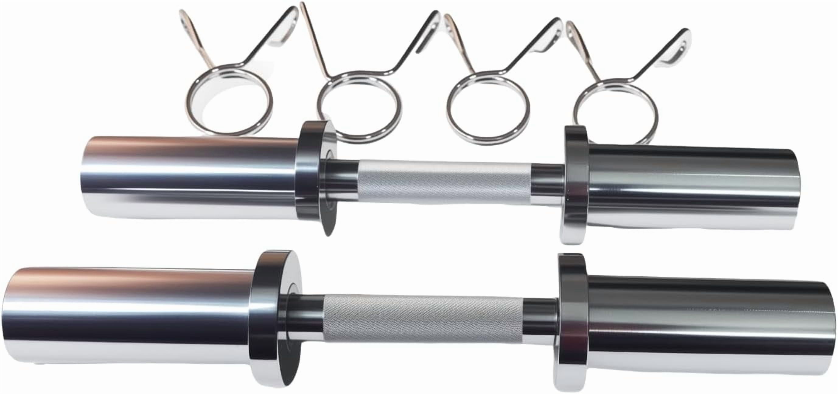 Yuhqc 16 Inch Olympic Dumbbell Bar Set with Collars - Adjustable Weightlifting Handle for Home Gym Strength Training