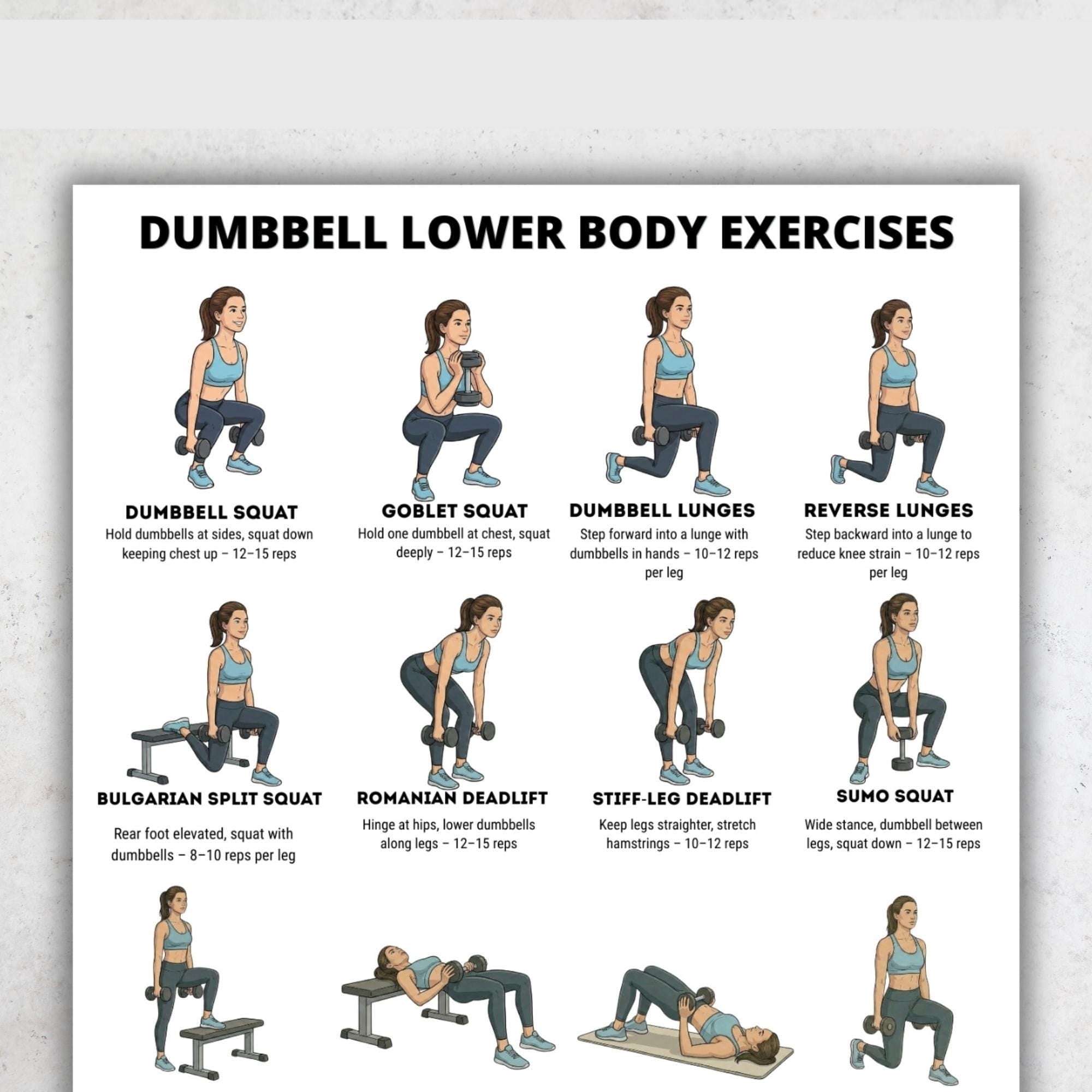 lower body leg exercises strength