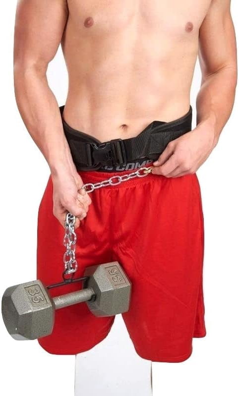 THEFITGUY Dumbbell & Barbell Loading Straps | Attachment Straps For Dips, Pullups, Squats | Ultra Strong, Heavy Duty & Secured | Attach Any Dumbbell & Barbell To Any Dip Belt | 8 & 6 Straps Included - View #9