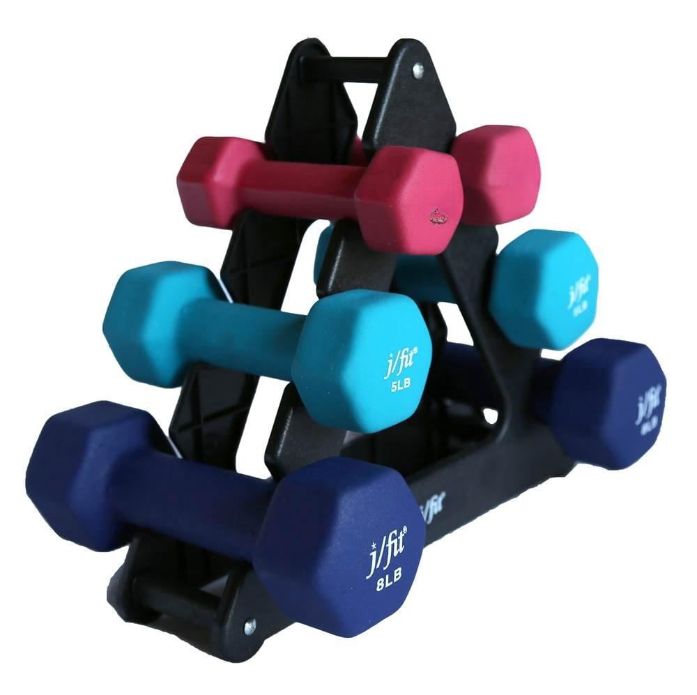 Dumbbell Pairs Or Sets - Neoprene & Vinyl Coated Hand Weights For Home Gym  Strength Aerobics Cardio Exercise And Fitness