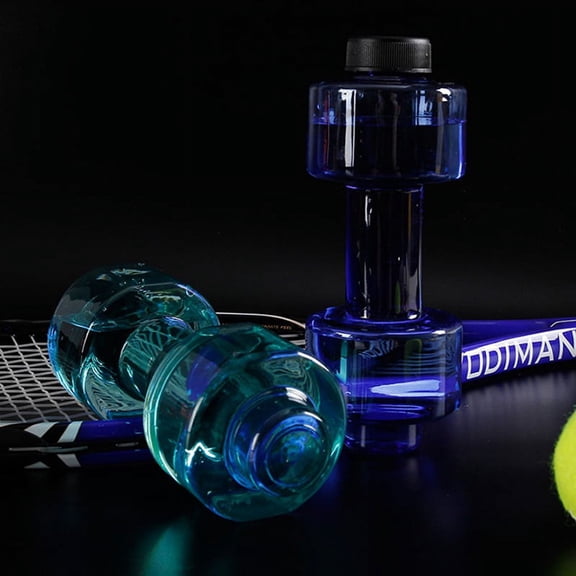 Dumbbell Plastic Bottle 550ML Sports Water Bottles Portable Leakproof Dumbbell