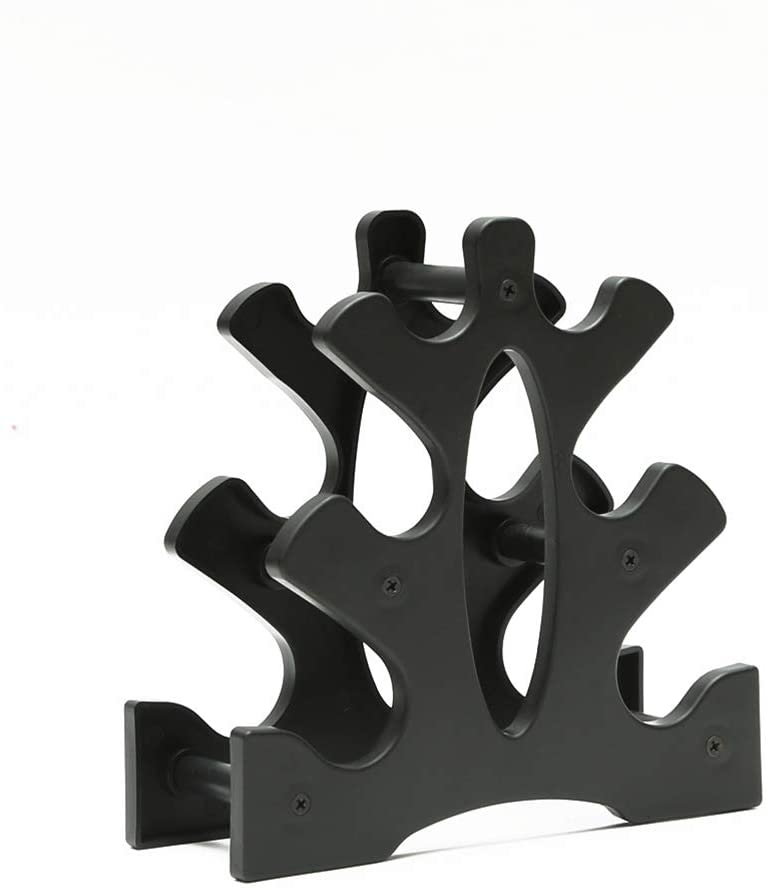 Hand Weight Storage Rack Dumbbell Rack, 3 Tier Vertical Dumbbell Weights Rack Set 6 Hand ...