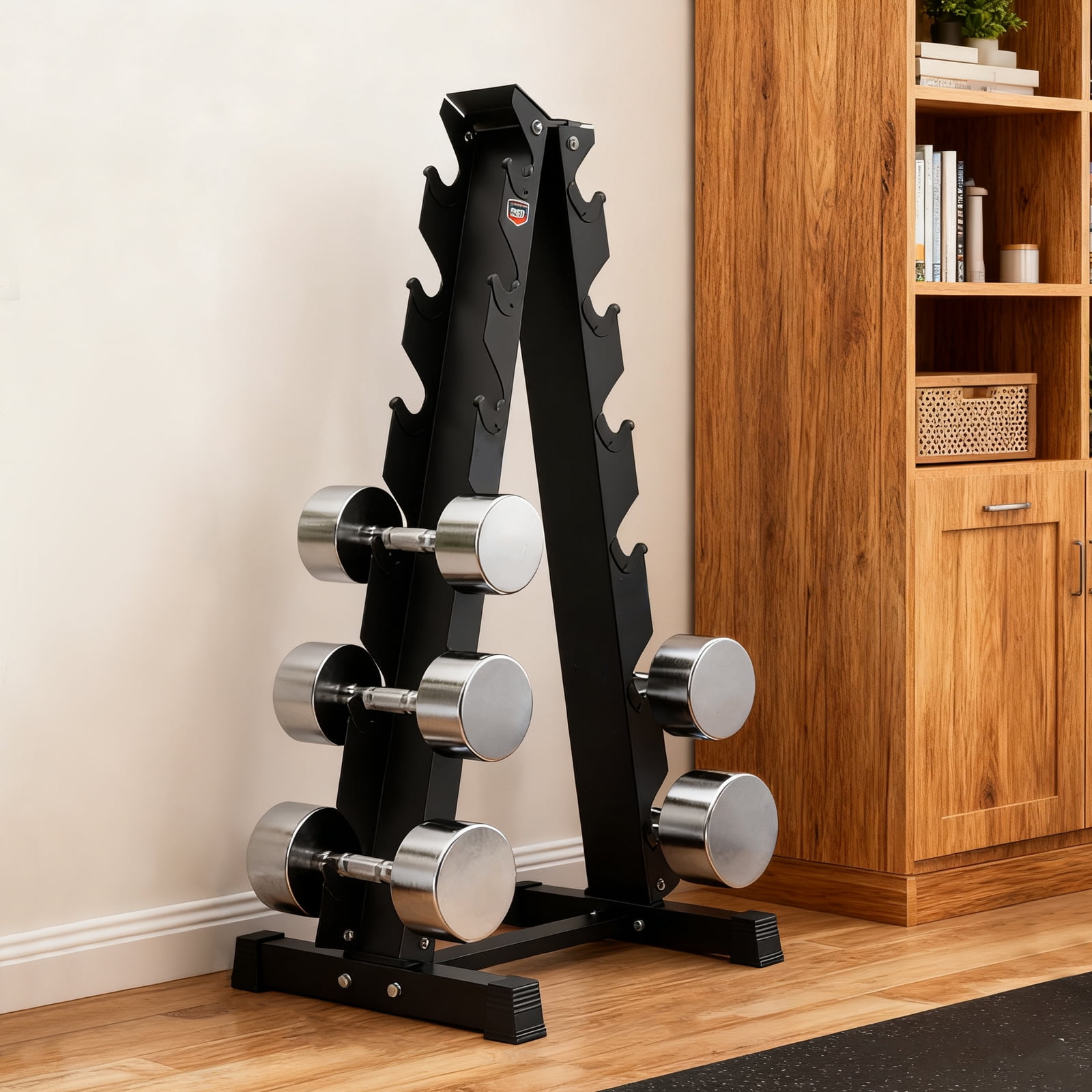 Dumbbell Rack 5Tier Steel Weight Rack Holder 660lbs Capacity Heavy Duty Home Gym