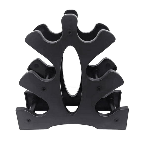 Dumbbell Rack Stand 3 Tiers Dumbbell Bracket Hand Weight Tower Stand Plastic Weights Organizer Display Rack Easy to Use