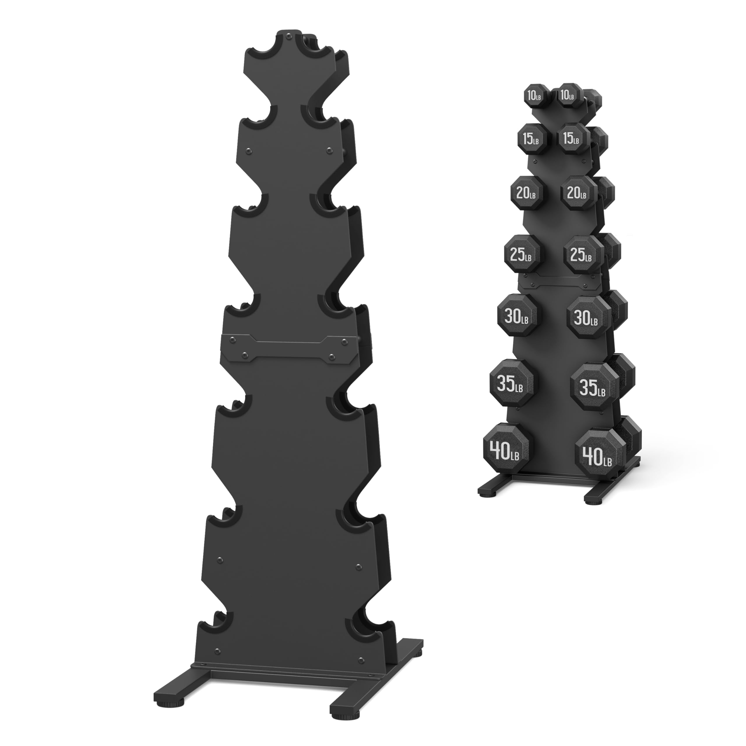 Dumbbell Rack Stand Only  7-tier | 5-tier 3-tier Weight For Dumbbells Wide-slot No-interference Design Solid Steel Construction Holder Home Gym Storage (rack Only)
