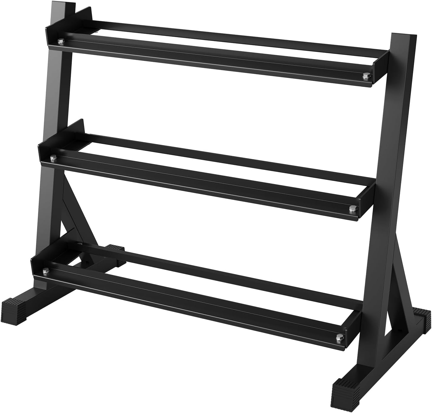 Dumbbell Rack Stand - Heavy Duty Steel Weight Storage Rack with ...