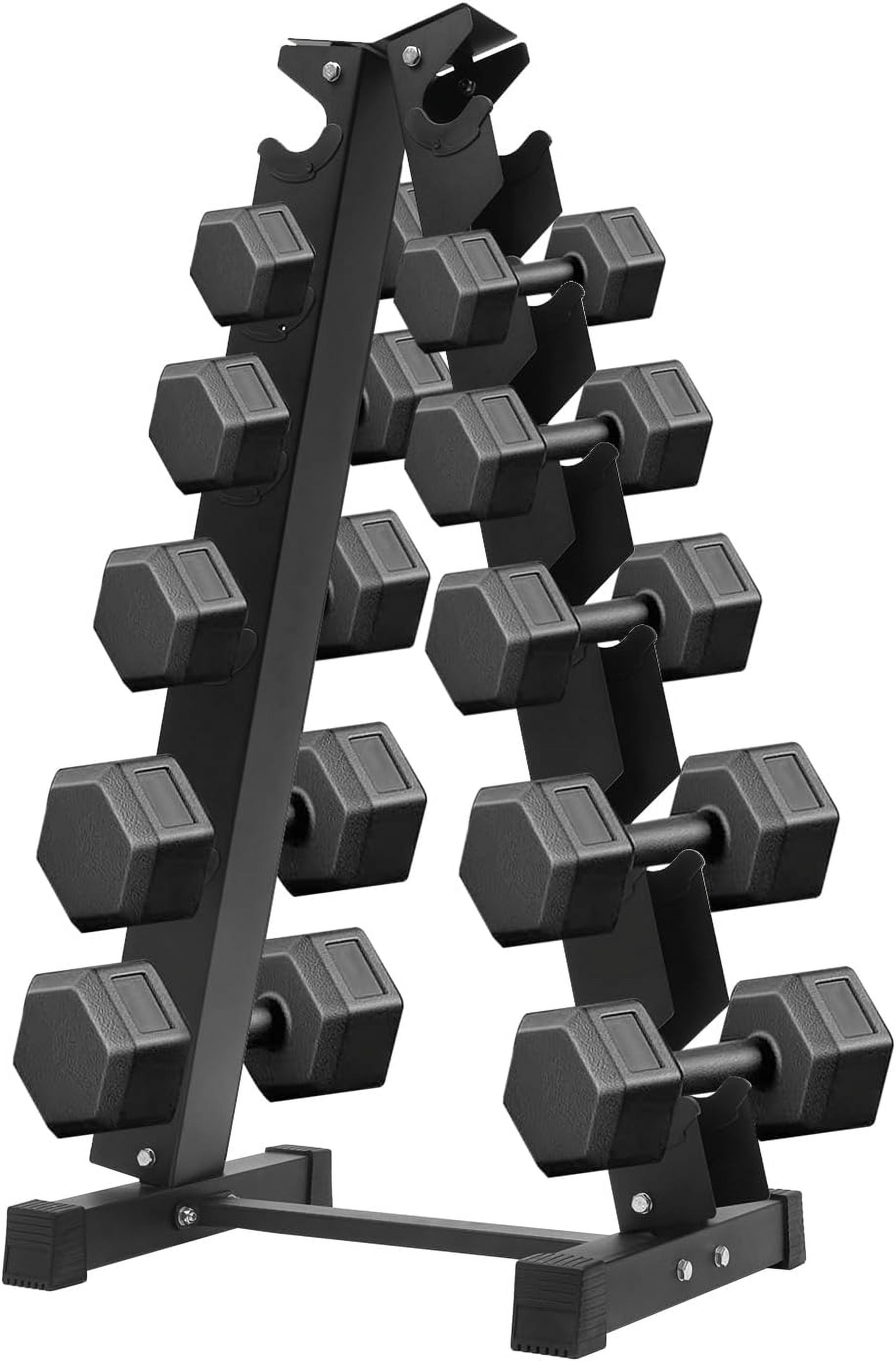 Dumbbell Rack Stand Only, A-Frame Dumbbell Weight Rack, 660 LBS Weight Capacity Home Gym Space Saver, Weight Rack for Dumbbells