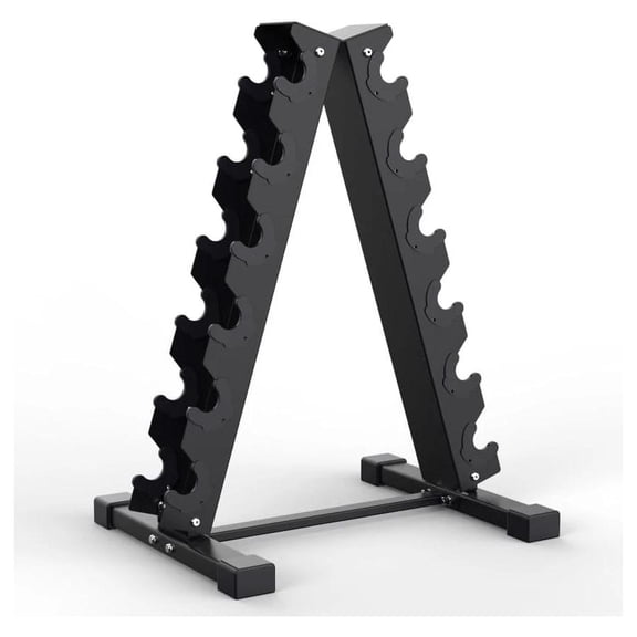 Dumbbell Rack Stand Weight Rack for Dumbbells Compact A-Frame Home Gym 6 tier