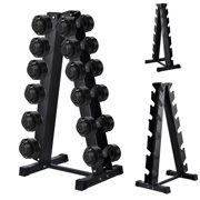 Dumbbell Rack Stand, Weight Rack for Dumbbells Compact A-Frame Home Gym Space Saver 500 LBS Weight Capacity