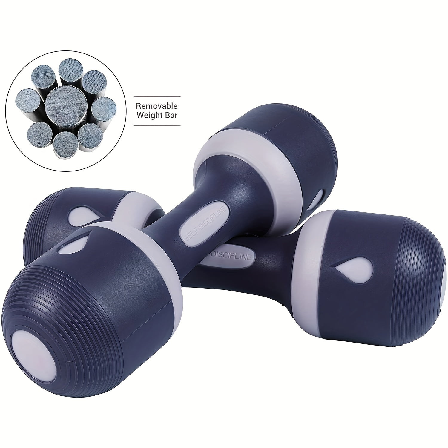Dumbbell Set: 5-in-1 Adjustable Weight Options with Non-Slip Grip