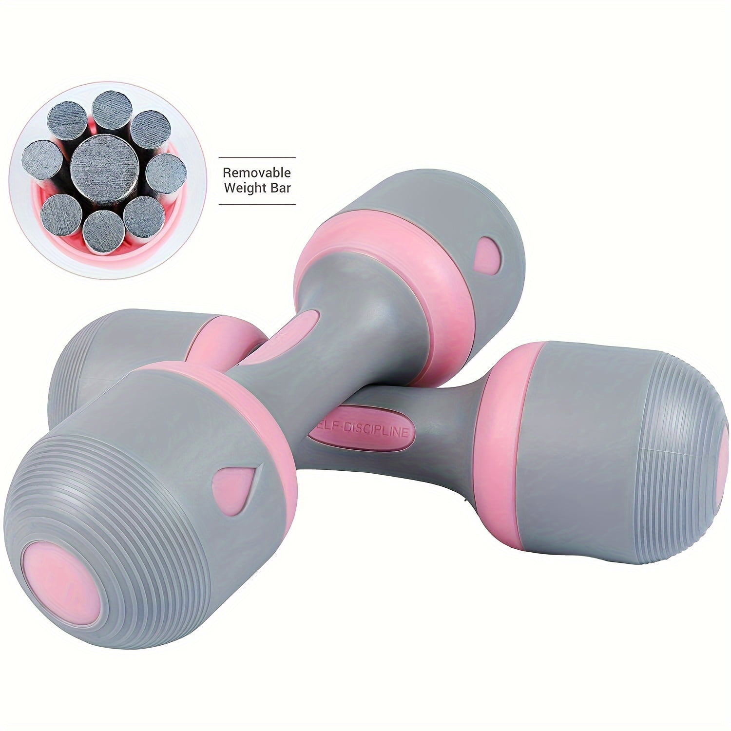Dumbbell Set: 5-in-1 Adjustable Weight Options with Non-Slip Grip