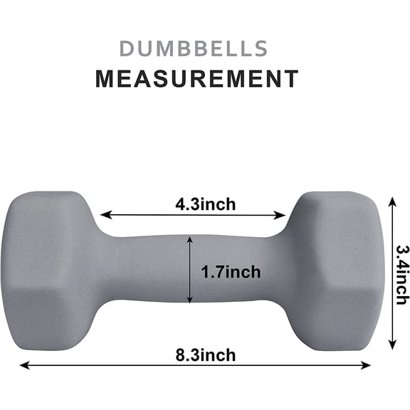 Dumbbell Set - 8 LB, Pair