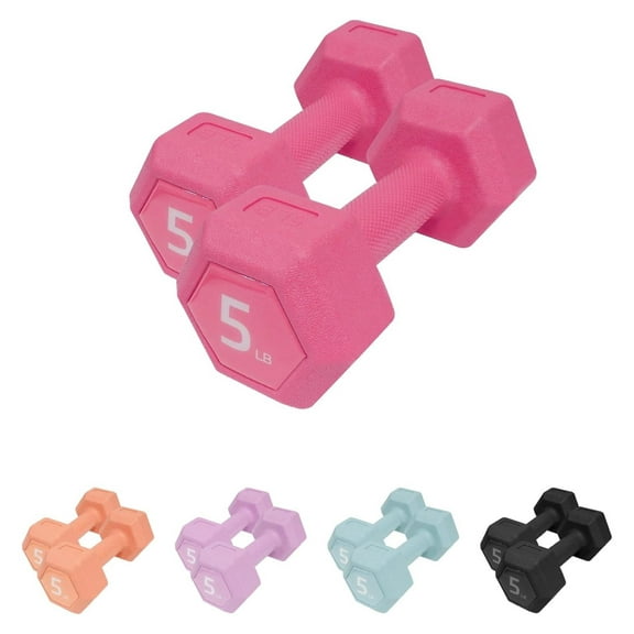 Dumbbell Sets - 5/10/15/20/25/36 lb Dumbbells Pair Hand Weights Set of 2 - Easy Grip - Arm Weights for Men and Women, Home Gym Exercise Equipment for Workouts Fitness Strength Training