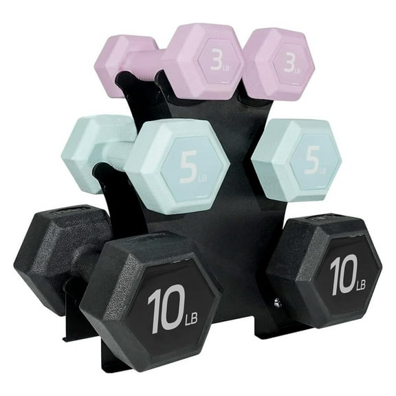 Dumbbell Sets - 5/10/15/20/25/36 lb Dumbbells Pair Hand Weights Set of 2 - Easy Grip - Arm Weights for Men and Women, Home Gym Exercise Equipment for Workouts Fitness Strength Training