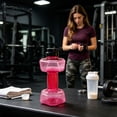 thumbnail image 1 of Dumbbell-Shaped Water Bottle 50oz, Large Capacity Sports Drinking Cup for Fitness Training, 1 of 7