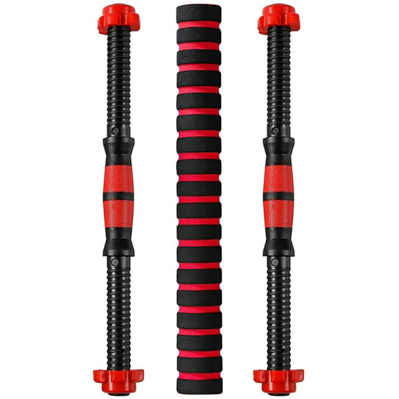 Dumbbell Threaded Dumbbell Handle Bars Extension Bar Set Adjustable Dumbbell Bars For Weight Lifting Home Gym Fitness Exercise