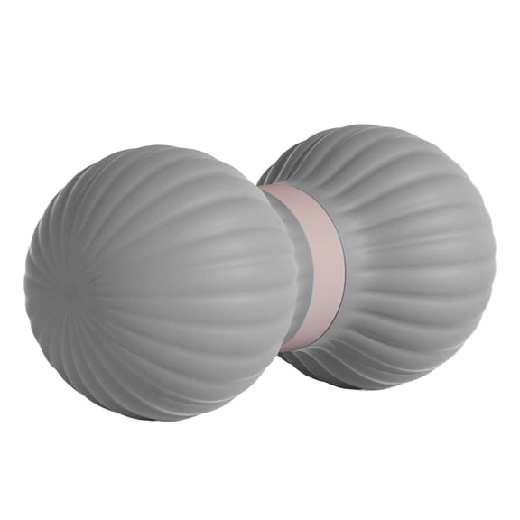Dumbbell-shaped Massage Balls for Deep Tissue Muscle Relief, Trigger Point & Myofascial Release, Full Body Use for Back, Neck, Shoulder, Foot & Hip (Gray)