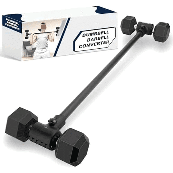 Dumbbell to Barbell Converter Adjustable Weights & 200LB Capacity for Home Gym Strength Training$$Sport & Recreation Other