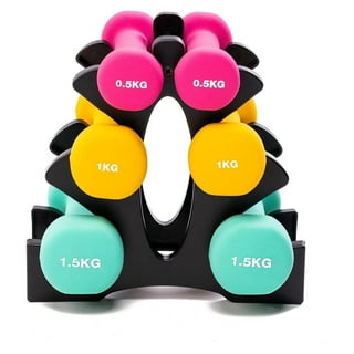 Neoprene Dumbbell Sets Rack
