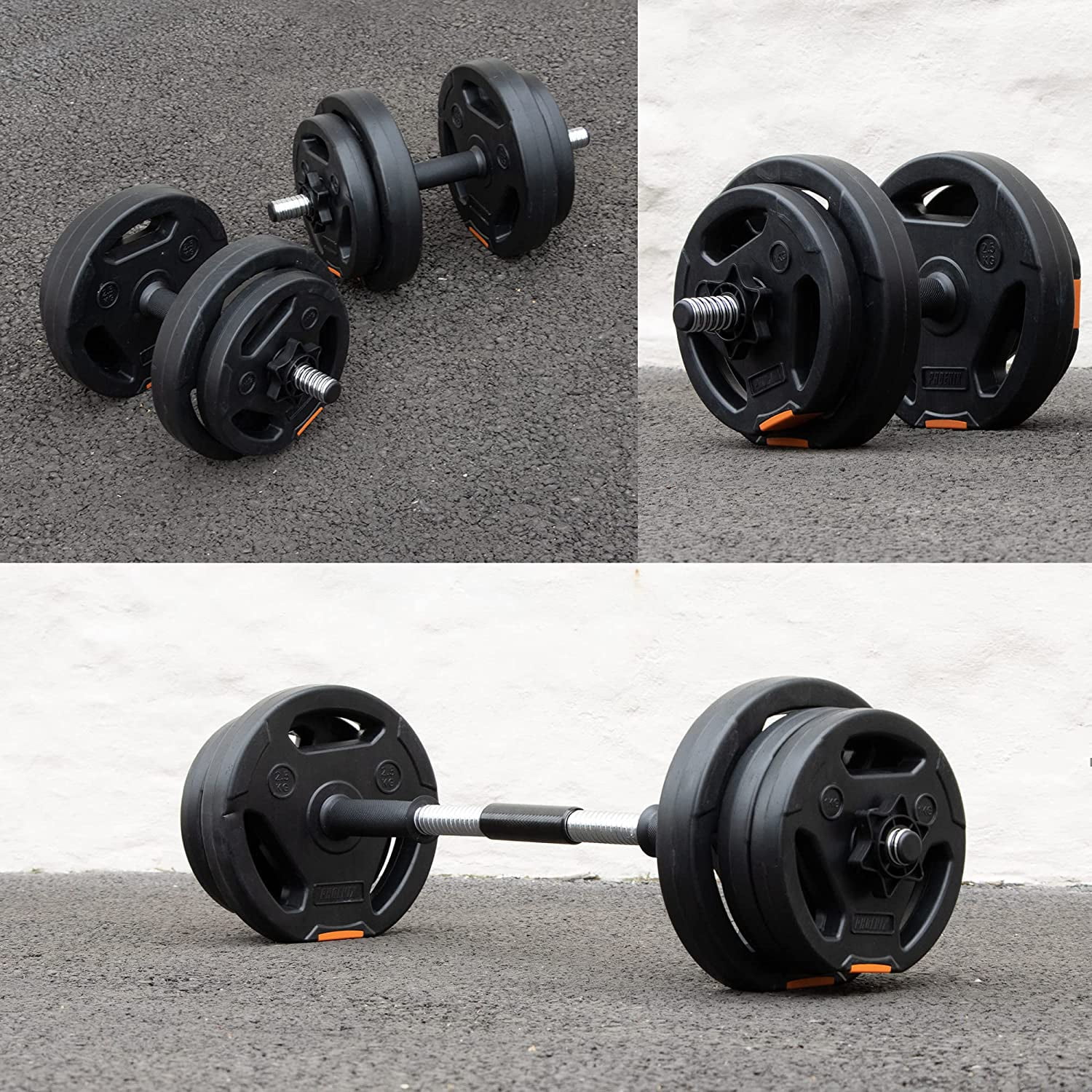 Adjustable Dumbbell Set with Barbell Conversion for Home Gym Strength Training