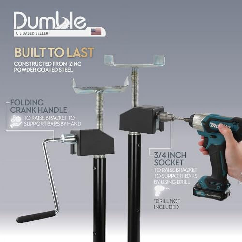 Dumble Heavy Duty RV Stabilizer Jacks for Travel Trailer 2pk Upgraded