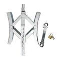 thumbnail image 1 of Dumble Metal Locking RV Tire Chock Trailer Wheel Lock RV Wheel Stabilizer 1-Pack, 1 of 7