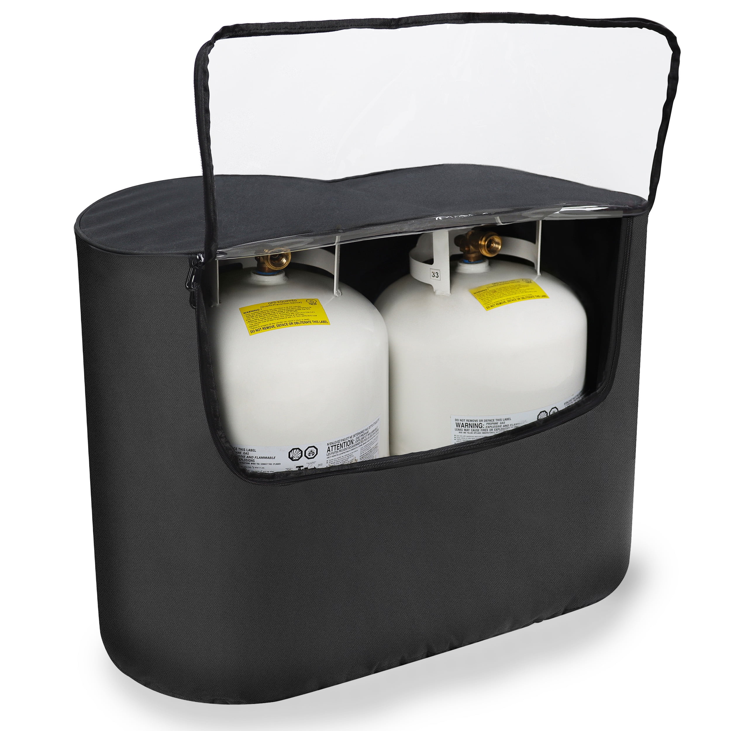 Dumble RV Propane Tank Covers 20 lb Dual LP Tank Soft Cover with