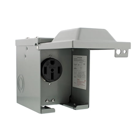 Dumble RV Sub Panel - Electrical Panel 50 Amp Weatherproof Circuit Breaker Box
