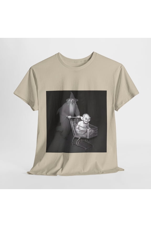 Dumbledore and Dobby House-Elf Shopping Cart T-shirt, Harry Potter Funny Shirt