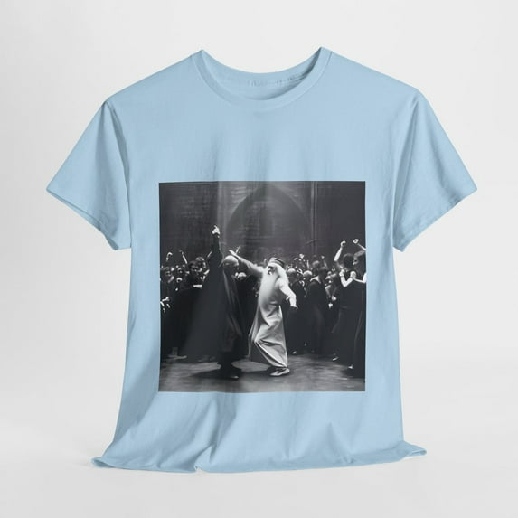 Dumbledore and Voldemort Dancing Unisex T Shirt, Humorous Hogwarts Print Graphic Tee, Harry Potter Funny Shirt
