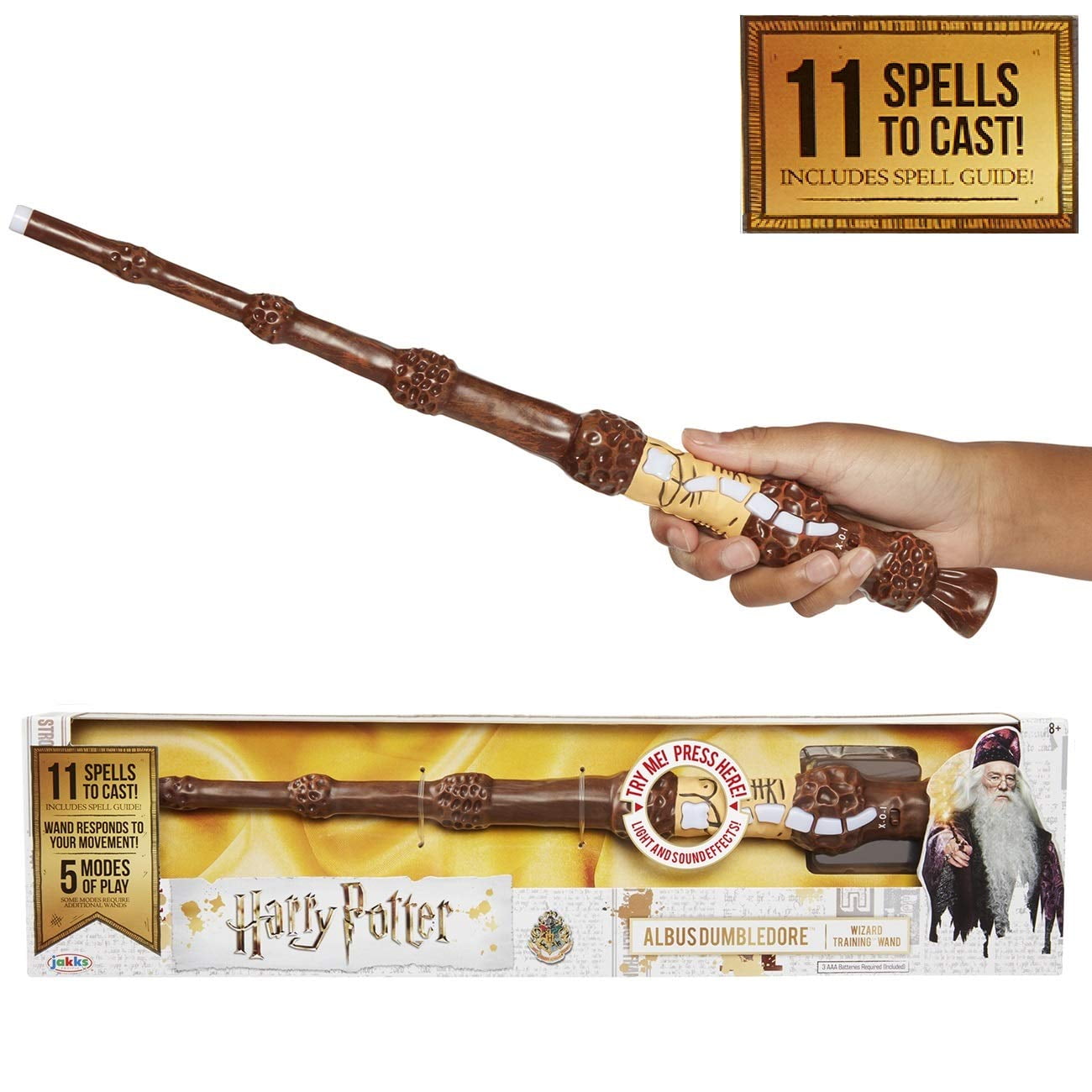 Dumbledore's The Elder Wand Interactive Wizard Training Wand - Walmart.com