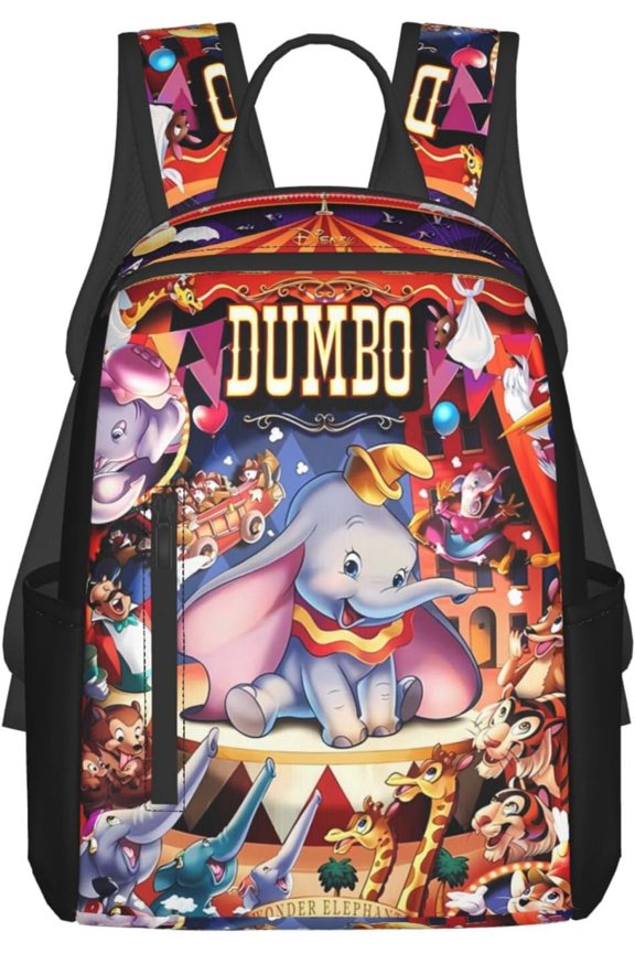 Dumbo Anime Large Capacity Casual Busienss Travel Backpack Schoolbag Bookbags Rucksack Gifts-44