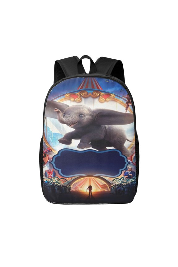 Dumbo Backpack 17 Inch Cute Cartoon Casual Students Laptop Bags Bookbag Lightweight Travel School Shoulder Bag Daypack