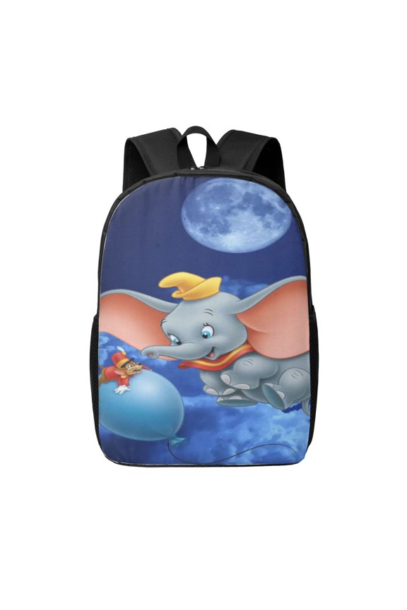 Dumbo Backpack 17 Inch Cute Cartoon Casual Students Laptop Bags Bookbag Lightweight Travel School Shoulder Bag Daypack