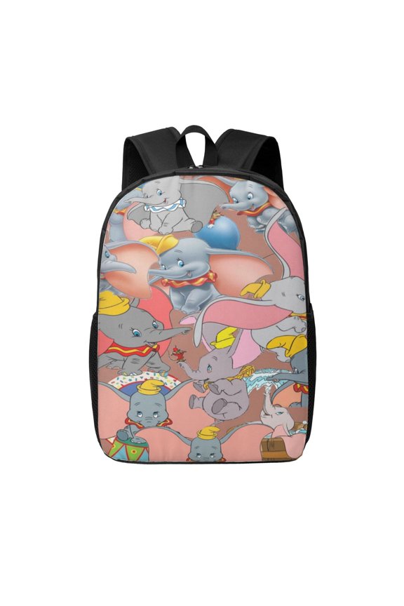Dumbo Backpack 17 Inch Cute Cartoon Casual Students Laptop Bags Bookbag Lightweight Travel School Shoulder Bag Daypack
