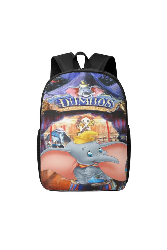Dumbo Backpack 17 Inch Cute Cartoon Casual Students Laptop Bags Bookbag Lightweight Travel School Shoulder Bag Daypack