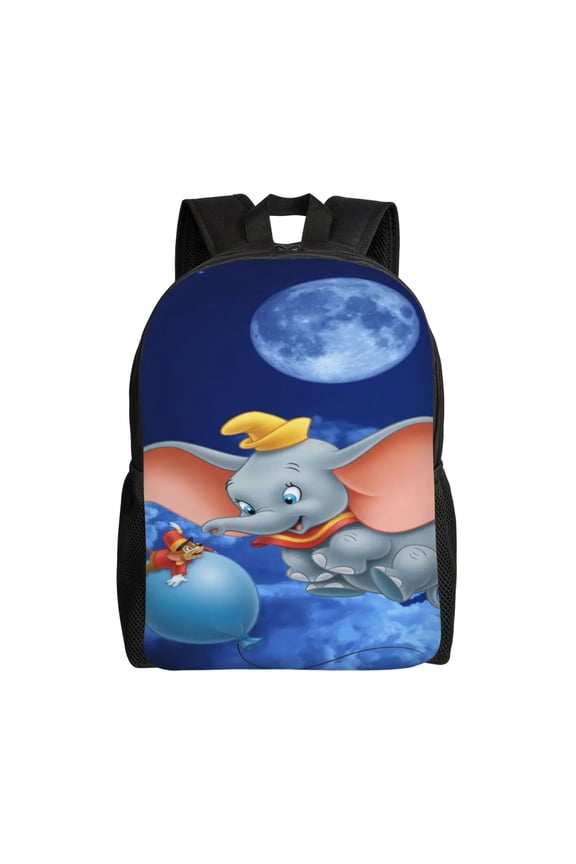Dumbo Backpack Cartoon Casual Students Laptop Bags Bookbag Lightweight Travel School Shoulder Bag Daypack