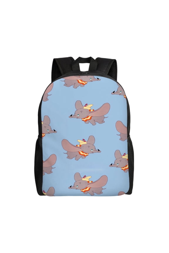 Dumbo Backpack Cartoon Casual Students Laptop Bags Bookbag Lightweight Travel School Shoulder Bag Daypack