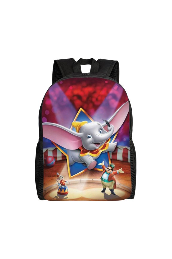 Dumbo Backpack Cute Multifunction Backpacks Lightweight Sports Travel Laptop Bag Daypack 16In