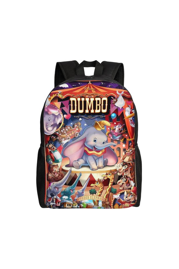 Dumbo Backpack Cute Multifunction Backpacks Lightweight Sports Travel Laptop Bag Daypack 16In