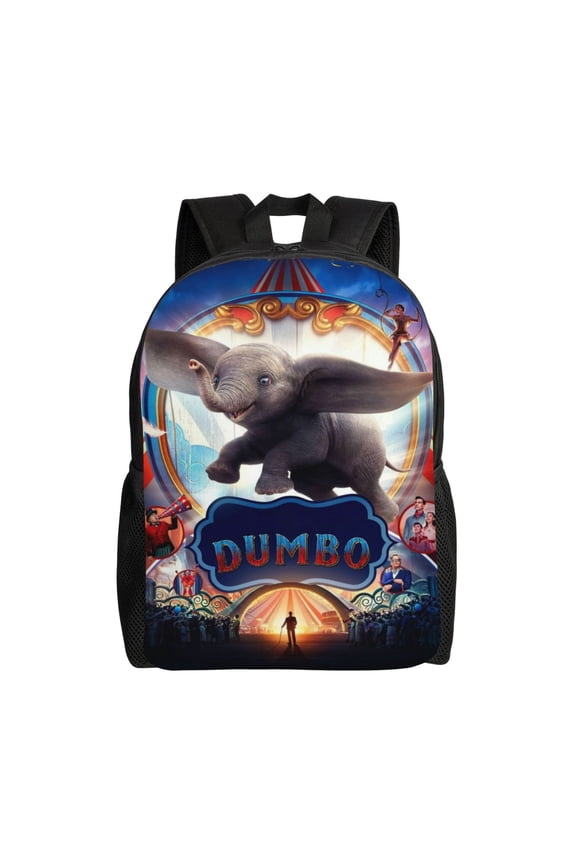 Dumbo Backpack Cute Multifunction Backpacks Lightweight Sports Travel Laptop Bag Daypack 16In