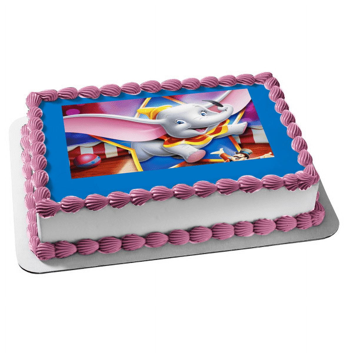 Dumbo Circus Edible Image Birthday Cake Topper, by A Birthday Place