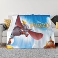 thumbnail image 1 of Dumbo Fleece Blanket Soft Cozy Throw Blanket 80"X60", Lightweight Fuzzy Comfy Flannel Blanket Warm Plush Throw Blankets For Couch, Sofa, Bed, 1 of 8