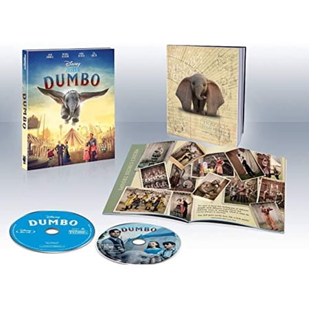 Dumbo Live Action 4k Ultra HD + Blu Ray + Digital + Limited Edition Gallery Book