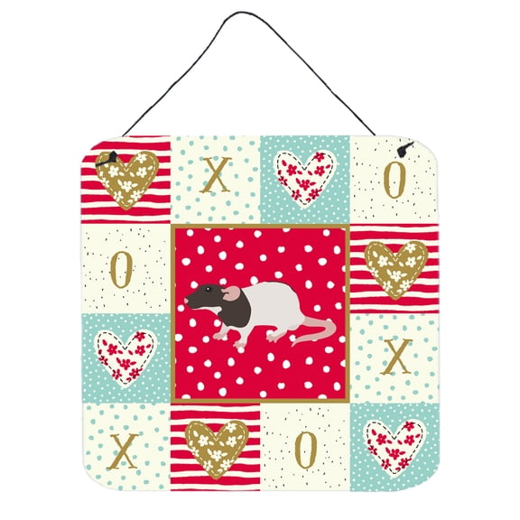 Dumbo Rat Love Wall or Door Hanging Prints Red