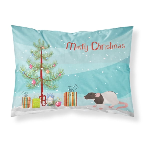 Dumbo Rat Merry Christmas Fabric Standard Pillowcase