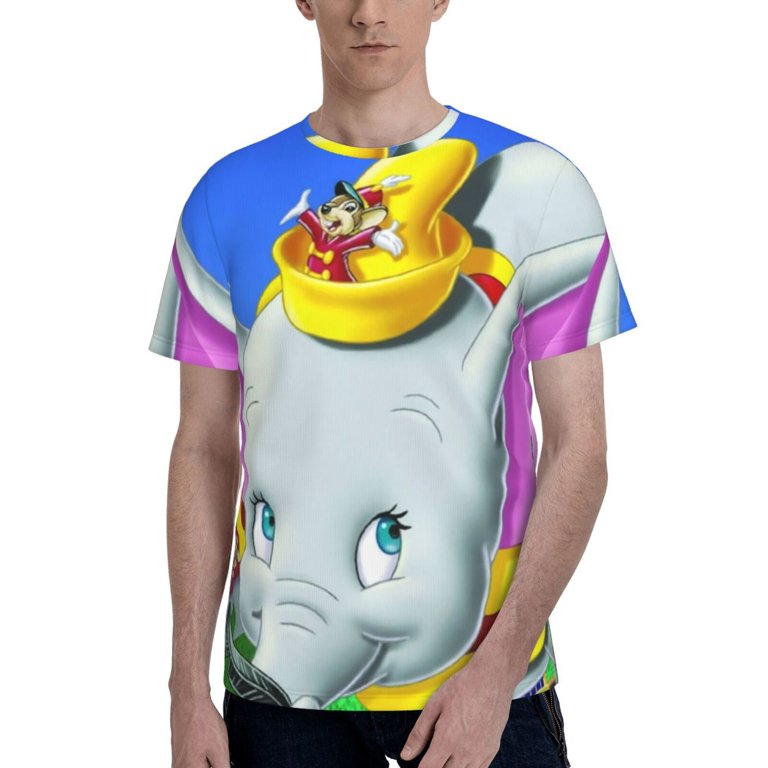 Dumbo T Shirt For Men Women, Graphic Print Casual Unisex Short