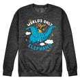 thumbnail image 1 of Dumbo - Worlds Only Flyin Elephant - Men's Crew Neck Fleece Pullover, 1 of 6